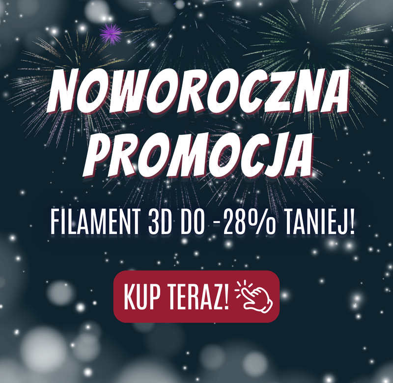 Noworoczna Promocja na Filamenty 3D