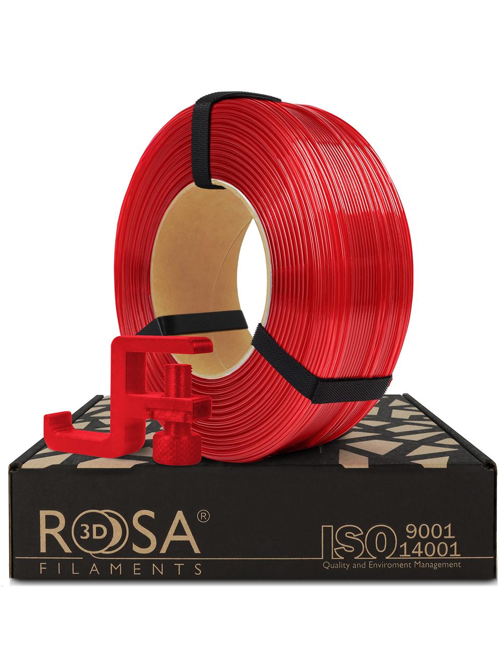 Filament 3D ReFill PCTG Red Transparent