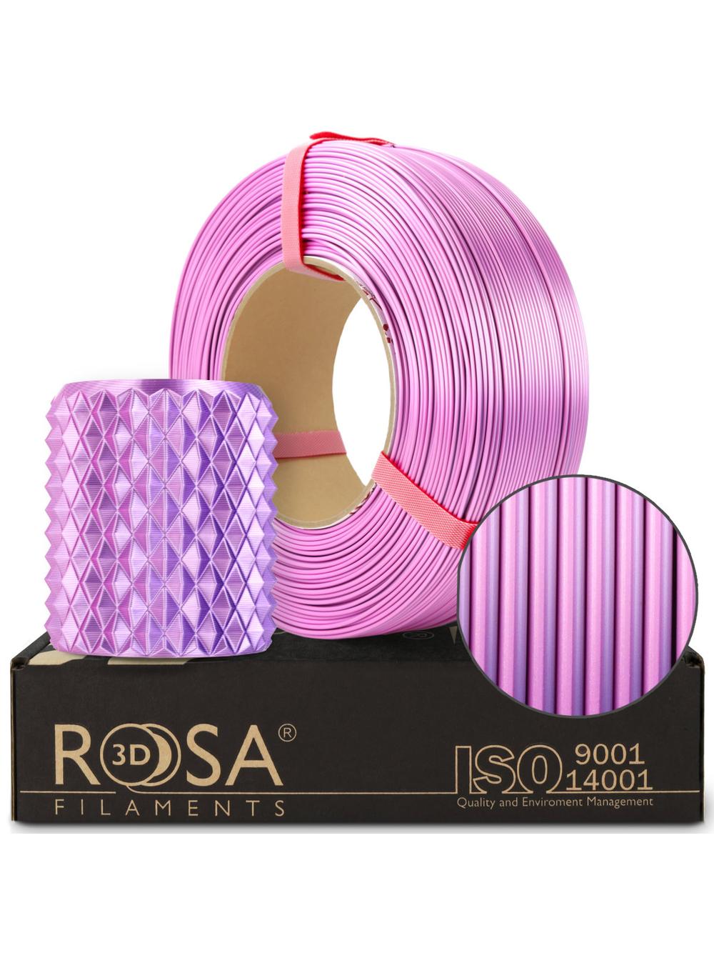 Filament 3D ReFill PLA Magic Silk Pink Dynamic