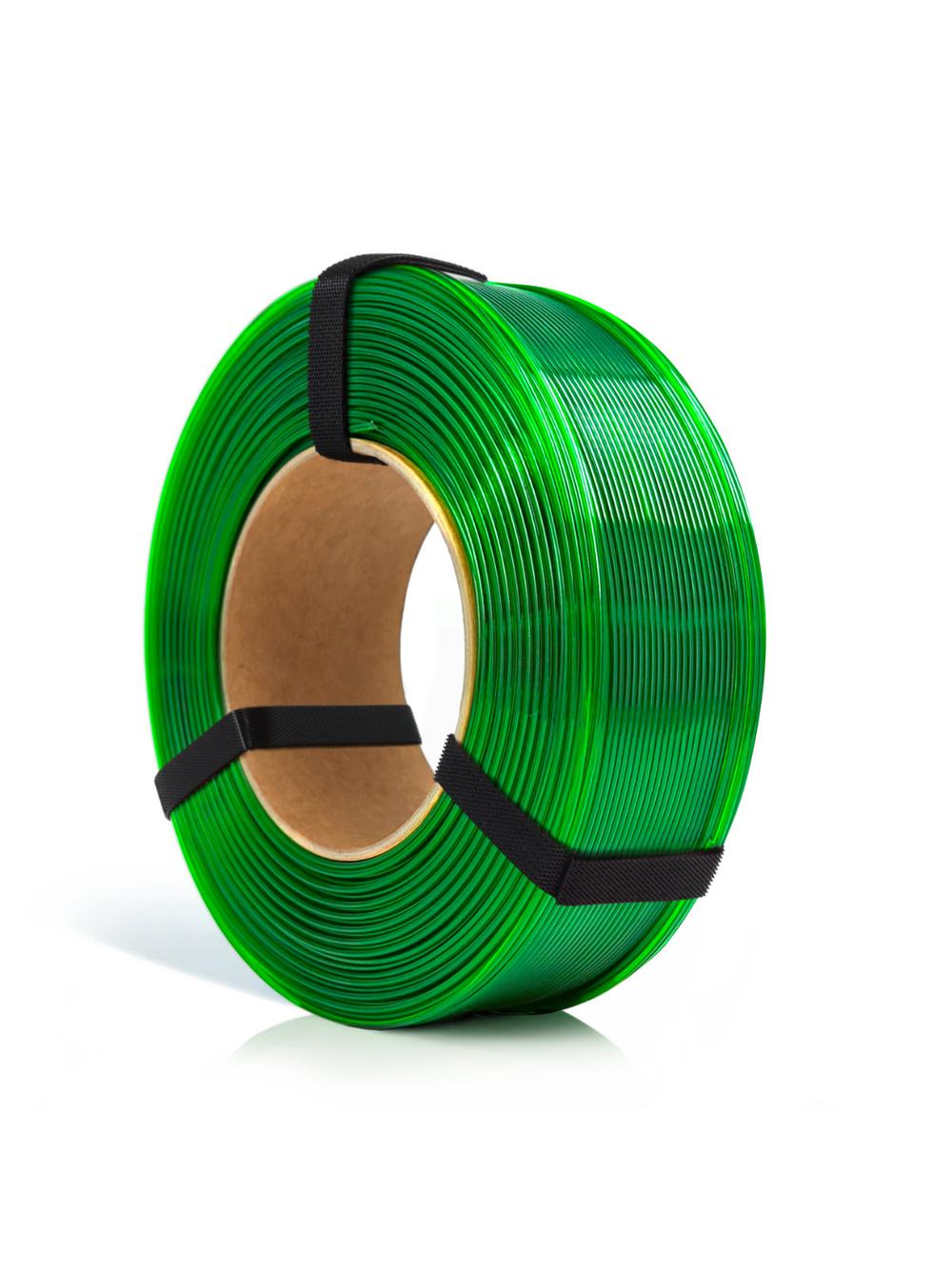 Filament 3D ReFill PET-G Standard HS Light Green Transparent