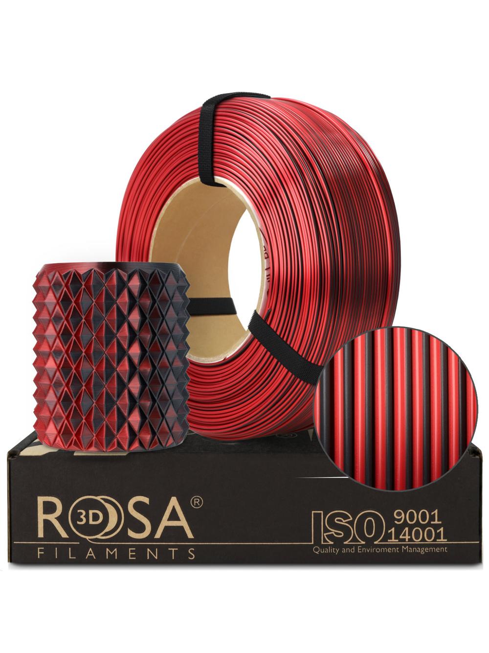 Filament 3D ReFill PLA Magic Silk Mistic Red