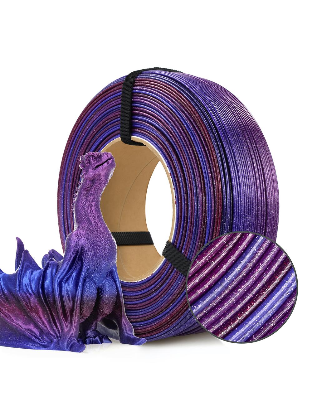 FILAMENT 3D ReFill PLA GALAXY Rainbow Andromeda 1,75mm 1kg