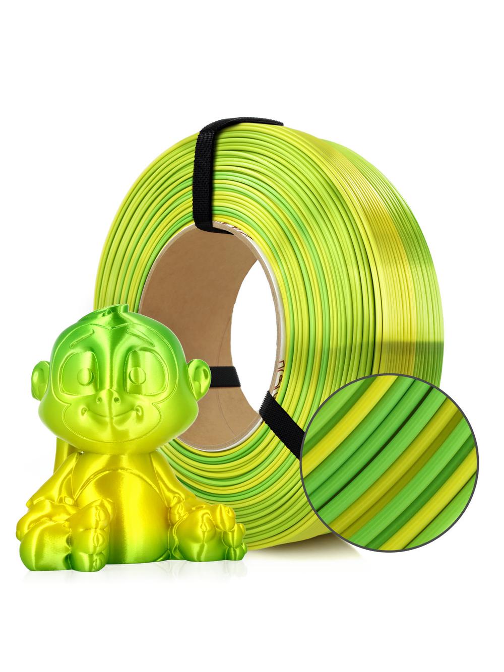 Filament 3D ReFill PLA Multicolour Silk Jungle