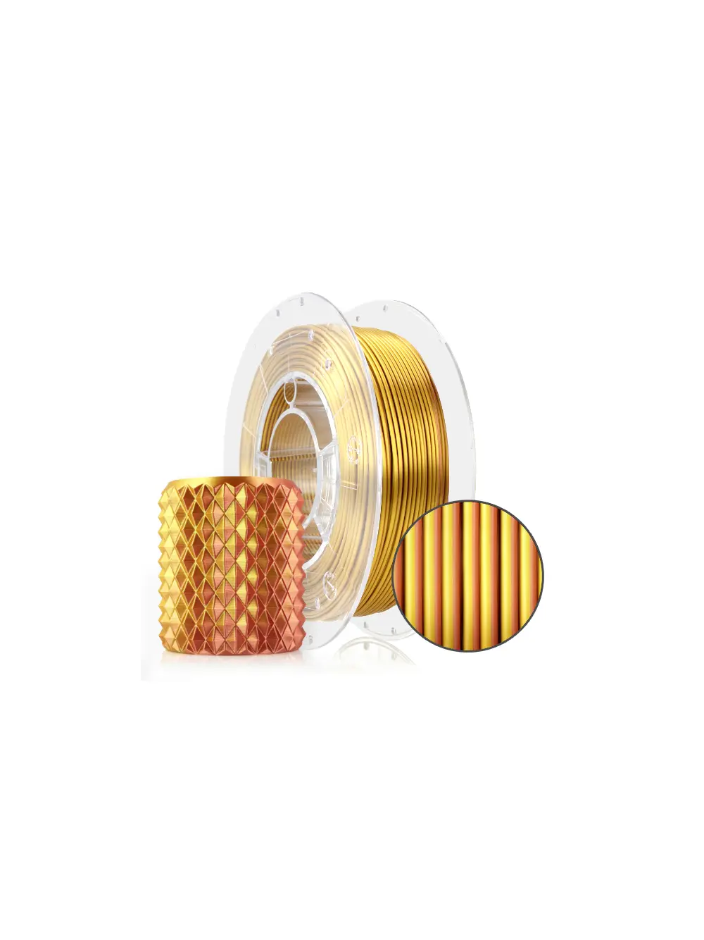 Filament 3D PLA Magic Silk Gold-Copper