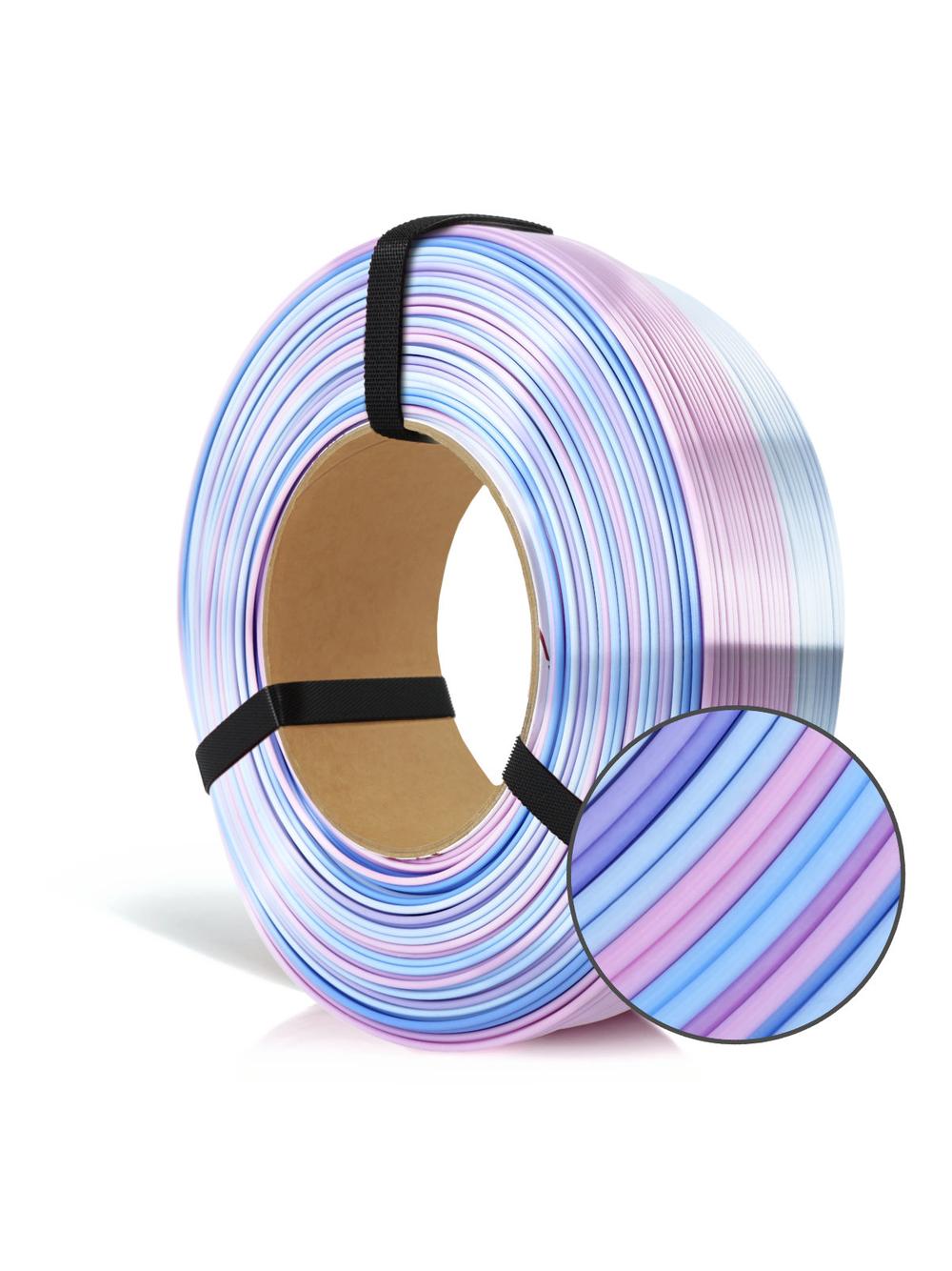 Filament 3D ReFill PLA Multicolour Silk Candy