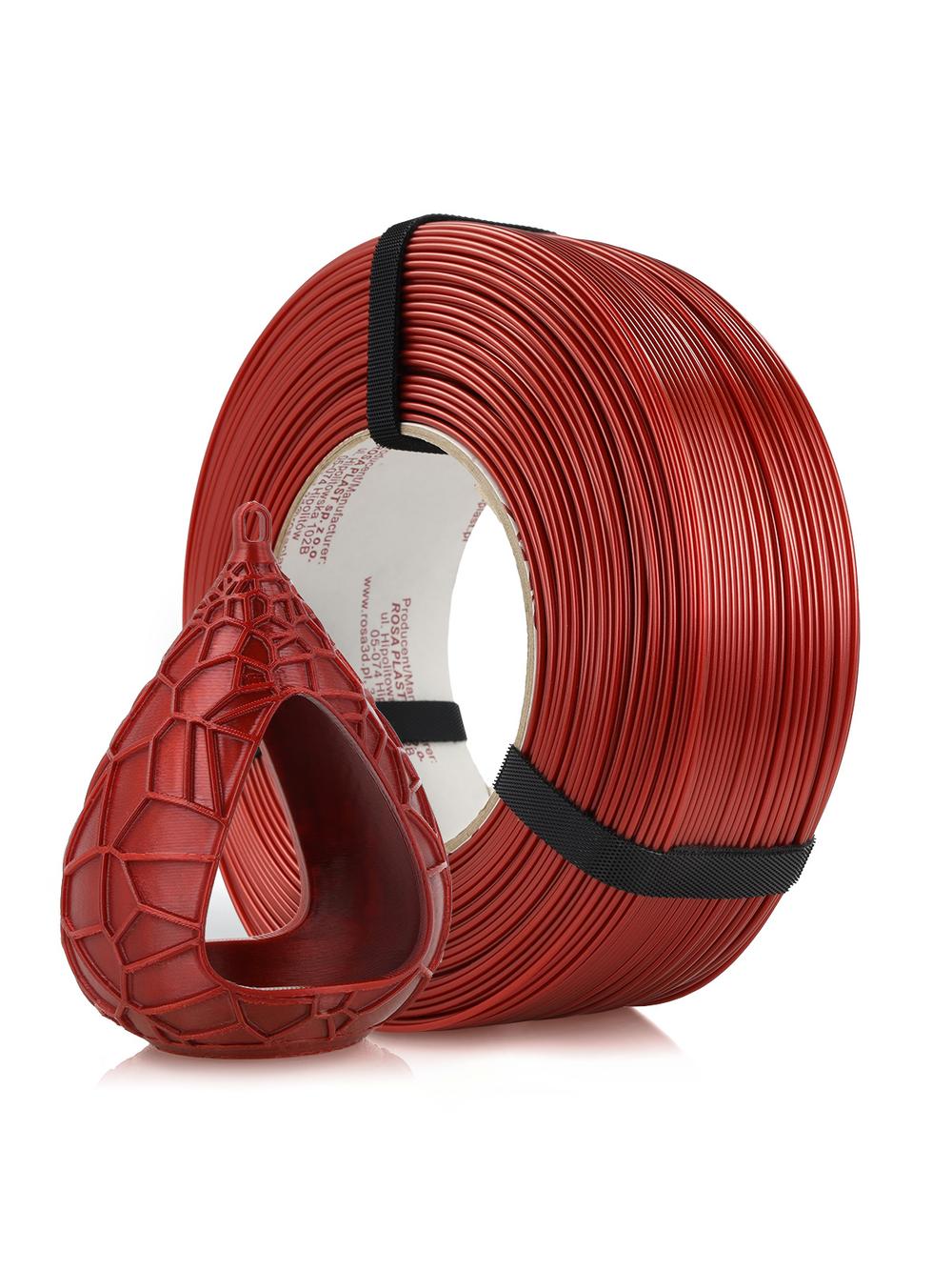 FILAMENT 3D ReFill PET-G Standard HS Burgundy Red 1kg