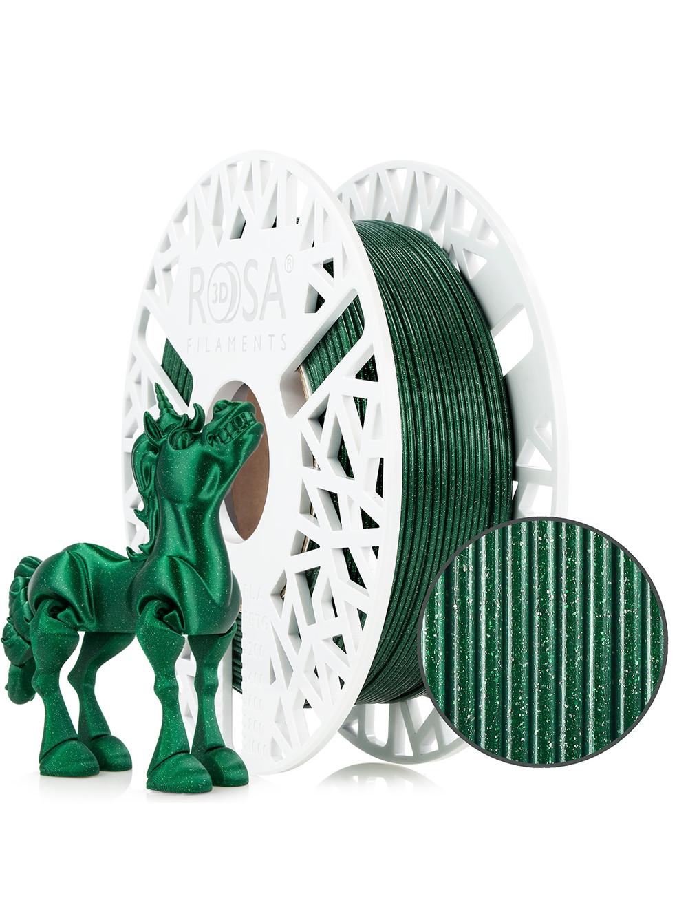 Filament 3D PLA Galaxy Emerald Green