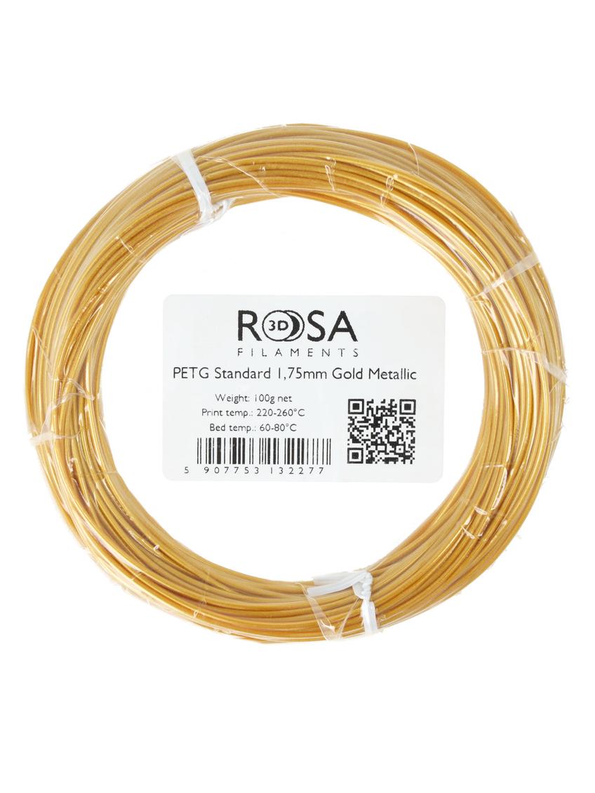 Filament 3D PET-G Standard HS Gold Metallic