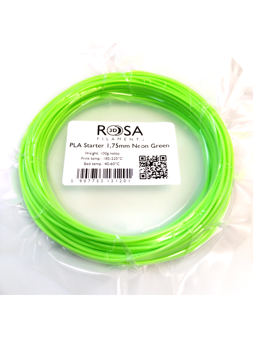 Filament 3D PLA Starter Neon Green