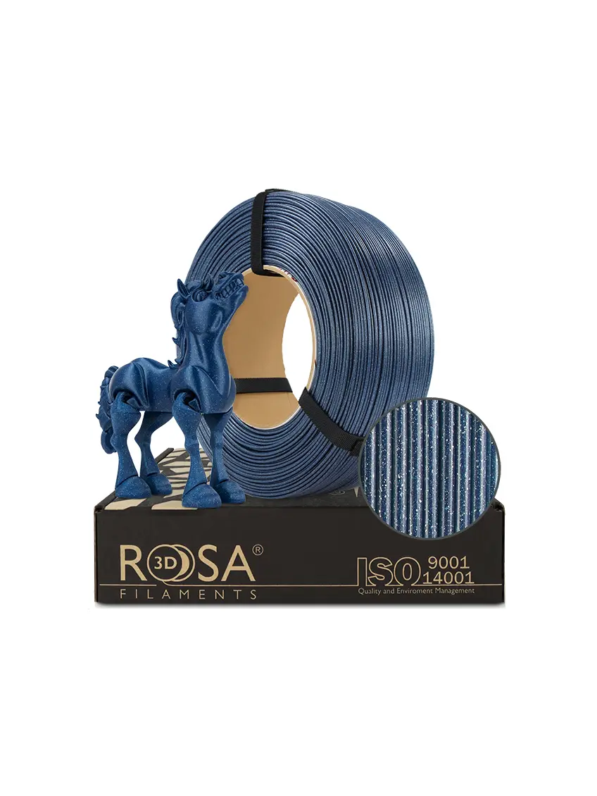 Filament 3D ReFill PLA Galaxy Navy Blue