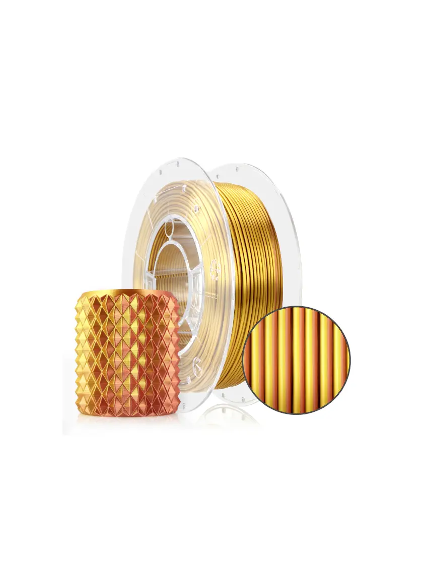 Filament 3D PLA Magic Silk Gold-Copper