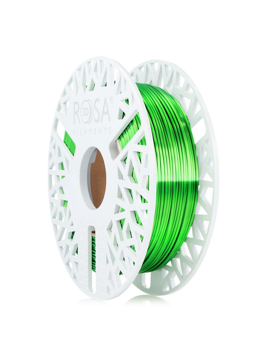 FILAMENT 3D PLA-Silk Green 1,75mm 0,5kg