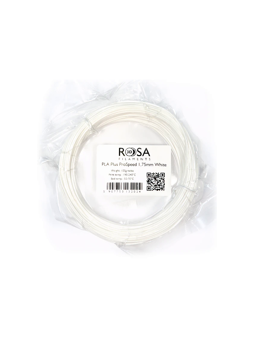 Filament 3D PLA Plus ProSpeed(Impact) White