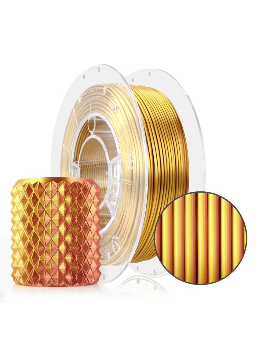 Filament 3D PLA Magic Silk Gold-Copper