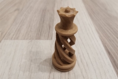 Spiral chess set BioWOOD - queen